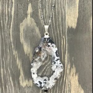 Occo Geode Slice Necklace